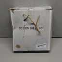 Shilucheng 100% Cotton King Size Sheets Set - 600 Thread CountLuxury Egyptian Cotton Bed Sheets5-Star Hotel Quality Sheets, Breathable & Cooling, 16 Inch Deep Pocket - 4 Piece (White, King)