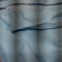 Blooming Jelly Women High Waisted Bikini Sets Tummy Control Swimsuits Color Block Two Piece Drawstring Bathing Suit (Small, Blue Mesh)