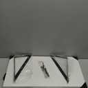 Deep Floating Shelves, 12 Inch Deep Floating Shelves for Wall, 24"W x 12"D Wall Shelves for Books, Rustic White Wooden Shelves, Large Wide Display Shelf for Bathroom, Living Room, Bedroom, Set of 1