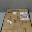 Perlegear UL-Listed Full Motion TV Wall Mount for 4297 Inch Flat Curved TVs up to 132 lbs, 12/16 Wood Studs, TV Mount Bracket with Tool-Free Tilt, Swivel, Extension, Max VESA 600 x 400mm, PGLF15