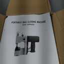 Cordless Bag Closing Machine 2s/bag Bag Sewing Machine Cordless Portable Bag Sewer 8.1Lbs Automatic Woven Bag white