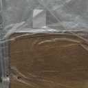 Clear Acrylic Small Folding Table, Acrylic Folding TV Tray Table, No Assembly Required Tiny Desk for Home Office Side Table Computer Desk for Small Spaces, Tawny