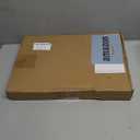 suptek Glass Floating Shelf, 1 Tier Media Shelf for TV Accessories, Flat Black Wall Mount Bracket, 17.6lbs Weight Capacity, Quick Installation, Cable Management, Custom Style, Backless