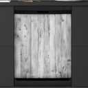 Dishwasher Magnet Cover Beach Wooden Texture Reusable Dishwasher Magnetic Cover Sticker Decorative Dish Washer Door Cover Panel for Home Kitcen Appliance