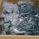 C9 LED Christmas Lights Outdoor, 68 Feet 100 LED Strawberry String Lights with 100 Spring Clamps, Waterproof Commercial Grade Extendable for Outside Roofline Patio Home Xmas Decoration, Pure White