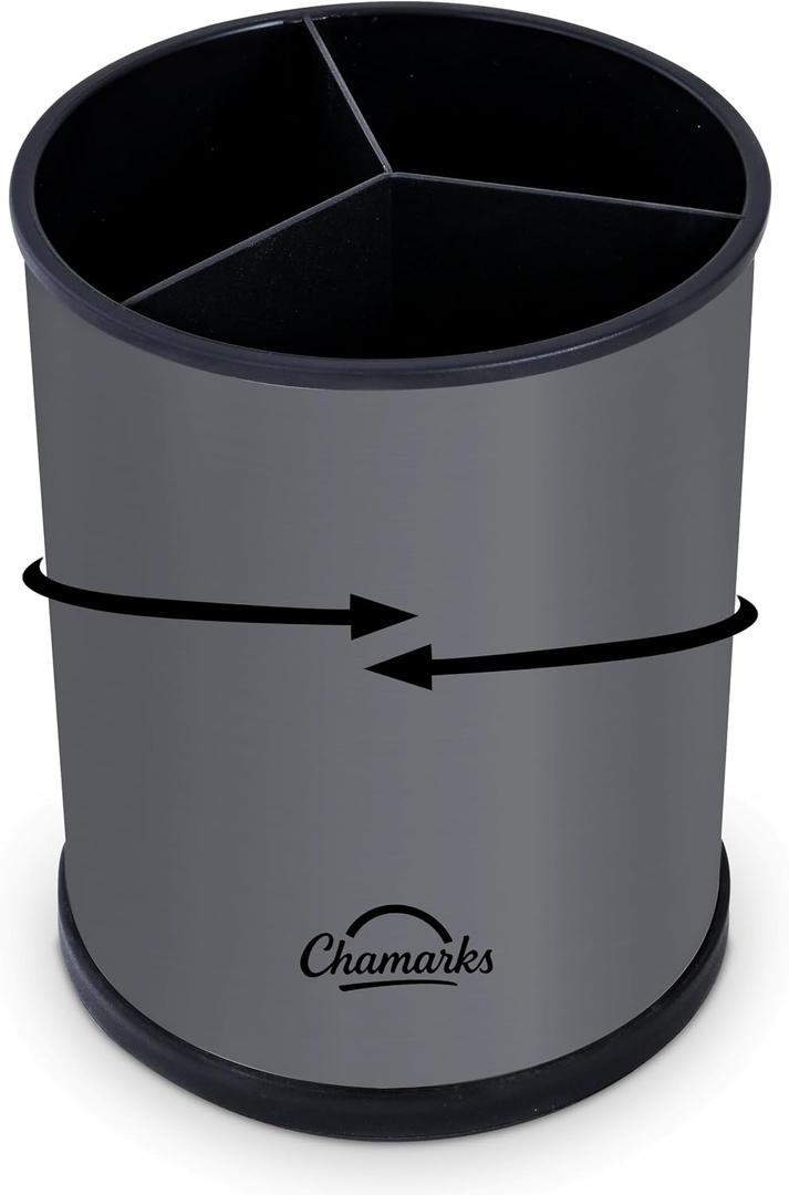 Kitchen Utensil Holder and Countertop Organizer. (Gray)