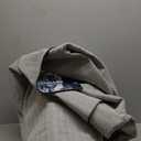 Rugflix 8x10 Area Rugs for Living Room, Washable Large Rug Stain-Resistant Low Pile, Modern Dark Carpet for Dining Room Home Office Kid Room Nursery Bedroom, Navy Blue/Black