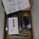 Ravinte 10 Pack Square Cabinet Pulls 2-1/2 Inch Black Kitchen Cabinet Handles Matte Black Kitchen Hardware for Cabinet Black Drawer Pulls Drawer Handles Come with Screwdriver