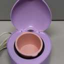 Mini Wax Pot Warmer Heart Shaped Purple Mini Wax Warmer For Hair Removal For Beauty Salon (US Plug 110V)
