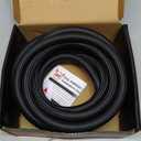 EVIL ENERGY 10AN Fuel Line, AN10 Braided Fuel Hose Nylon CPE 20FT Black