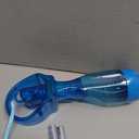 O2COOL Deluxe Handheld Battery Powered Water Misting Fan with Wrist Wrap (Aqua - Light Blue)