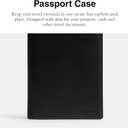 Passport Case in Natural Full-Grain Leather
