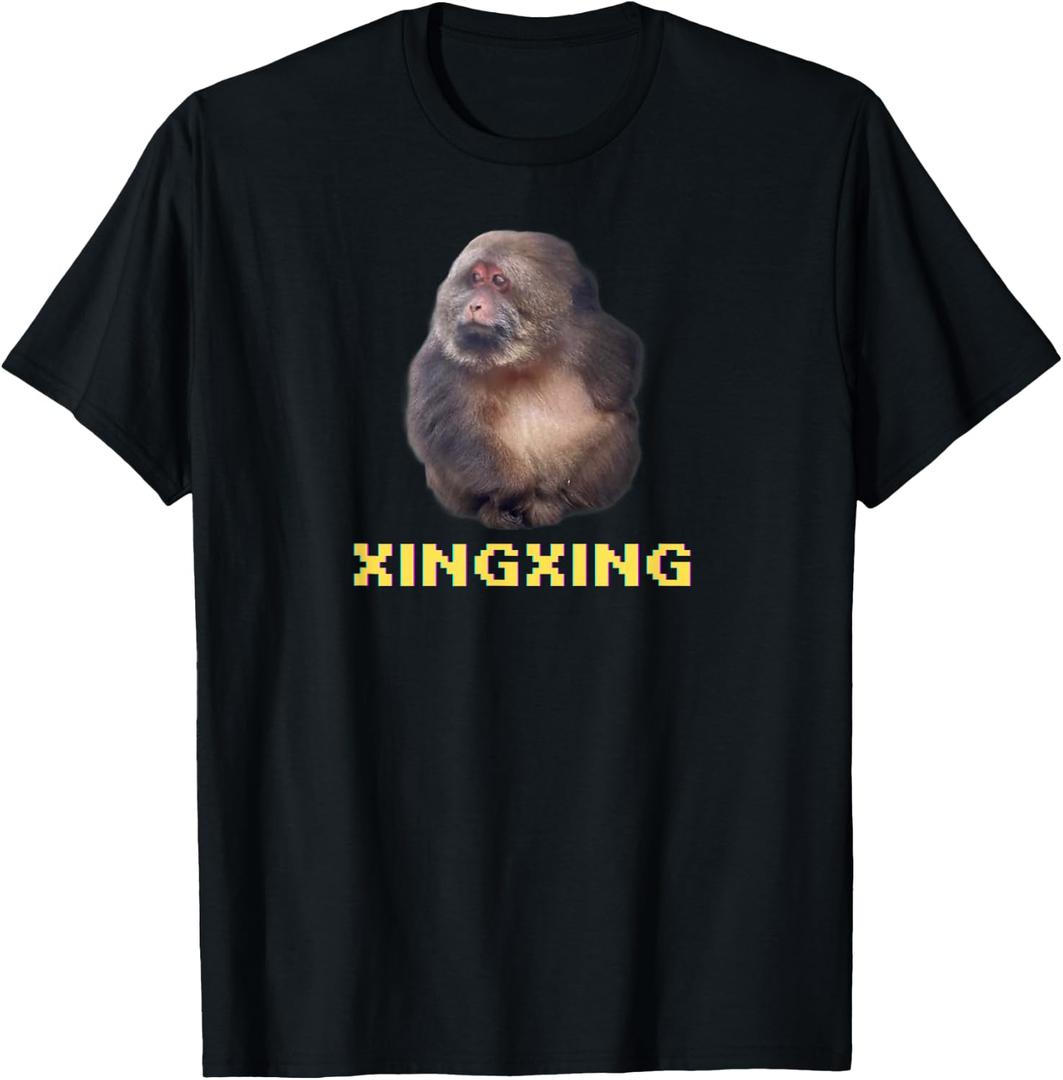Xingxing the Monkey T-Shirt (Black, S)