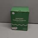 Premium Waterproof Mattress Protector Queen Size, Breathable Bed Cover 3D Air Fabric Cooling Mattress Pad Cover Smooth Soft Noiseless Washable, 8''-21'' Deep Pocket (White)