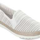 Skechers Women's Bobs Flexpadrille Lo-So Chic Ballet Flat, 13, White Multi