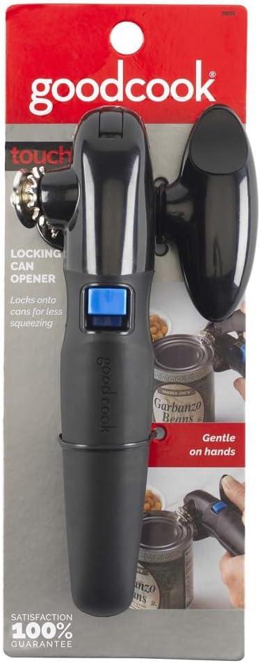 2 x GoodCook Touch Locking Can Opener with Ergonomic Handles, One Size