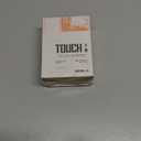 LOFREE Touch PBT Wireless Mouse with USB Receiver, Bluetooth, Wired Connection, Rechargeable, 4000 DPI with OLED Screen Compatible with Glass Surface for Mac Windows PC Notebook/Block Retro Grey