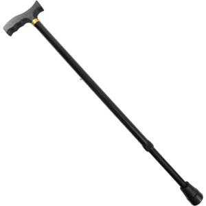 Walking Cane - Foldable, 5-Level Adjustable Height Walking Stick Lightweight Collapsible Portable Travel Cane with Wrist Strap and T Handle for Elderly Disabled Men Women