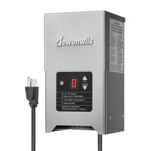 DEWENWILS 300W Low Voltage Landscape Transformer with Photocell, Low Voltage Transformer 120V AC to 12V/15V AC, Landscape Lighting Transformer for LED Outdoor Lights, Weatherproof, ETL Listed