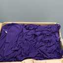 Newwiee 50 Pcs Spandex Chair Covers Bulk - Stretch Folding Flat Front Fitted Universal Chair Protector Pack Removable Washable for Wedding Party Dining Banquet Event (Purple)