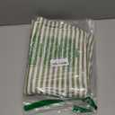 Walrus Heavy Duty Vinyl Tablecloth with Flannel Backing Waterproof Oil-Proof Plastic Table Cloth Stain-Resistant Wipeable Rectangle or Square Table Cover for Indoor and Outdoor (Stripe, 60X84 Inch)