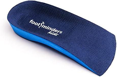 Footminders Kids Orthotic Inserts – Pediatric Arch Support Insoles for Children Ages 7-9 (Pair) - Relieve Foot Pain from Flat Feet & Low Arches, Size: 1-3 1/2