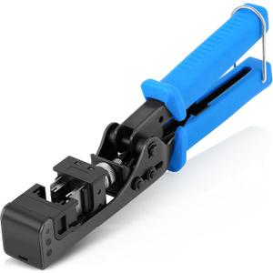 Everest easyJACK - 90 Angled Speed Termination Keystone Tool - Time Saver Network Punch Down Tool - To Be Used ONLY with Everest 90 Angled RJ45 Cat5e, Cat6a and Cat6 Keystone Jacks (B087N7QQD2)