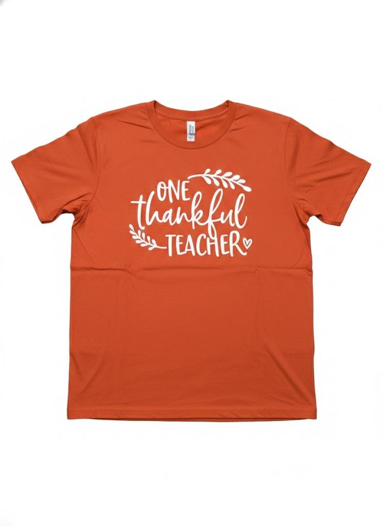 Women Thanksgiving T Shirt Thankful Shirts Thanks Letter Print Shirt Casual Holiday Short Sleeve Tops Size XL