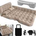 Car Air Mattress Back Seat Inflatable Bed - Inflatable Thickened and Double SUV Mattress with Air Pump Portable Foldable Car Air Bed for Home Car Travel Camping#01A