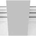 30" Bottom Width x 36 1/4" Top Width x 9"H x 1"P Crosshead w/ Flat Keystone,30-in. W, Standard Trim