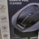 BUBLUE Bubot 300P Robotic Pool Cleaner, Cordless Pool Vacuum with Industry Leading Suction Power, Bluehole Tech, DirtLock Tech, Smart Sensor for Above-Ground Flat Pools up to 850 Sq.Ft, Silver