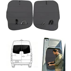 MELIPRON Rear Door Window Covers (Pair) Fit for Mercedes-Benz Sprinter NCV3