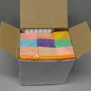 300 Sheets Felt Chain Strip with Glue, Reusable Paper Chain 2.36 x 8 Inch Colorful Garland Strip for Birthday Party Home Decorations DIY Crafts Supplies (Fresh Color)