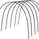 Gardzen Garden Hoops, DIY Greenhouse Hoops for Raised Beds, Row Cover, Garden Netting 24PCS (5.7 ft x 6pcs)