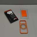 TORRAS Upgrade 360 Magnetic Stand for iPhone 17 PRO Case with Camera Control Button, Fit for MagSafe, Mil-Grade Protection, Slim Soft Edge Translucent Back for iPhone 17Pro 6.3 inch, Orange