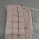 Herald Small Puffer Crossbody Bags for Women, Lightweight Nylon Quilted Shoulder Purse Handbag with Multiple Pockets (New Pink)