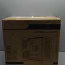 White PC Case, ATX Gaming PC Case with 7 PWM ARGB Fans Pre-Installed,Type-C Full-View Dual Tempered Glass, Gaming Computer CASE