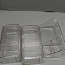 Medicine Cabinet Organizer 3 Tier, Stackable Bathroom Mirror Cabinet StorageSmall Makeup Organizers with 2 Drawer and 1 Tray for Wall Cabinet Closet Vanity, Countertop, Clear