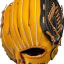 Franklin Sports Baseball and Softball Glove - Fieldmaster Adult + Youth Baseball Gloves - Men's + Women's Infield + Outfield Mitt (Tan)