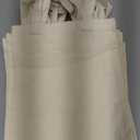 OKBA 10 pcs Sublimation Tote Bags, Polyester Tote Bags for Sublimation, DIY Customization Blank Canvas Tote Bags 12.2 * 14.2 in (Beige)