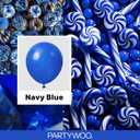 PartyWoo Blue Balloons 140pcs Different Sizes of 18 12 10 5 Inch Navy Blue Balloon Arch Kit Garland for Birthday Gender Reveal Baby Shower Graduation Retirement Bachelorette Party Decorations Blue-Y59