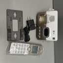 AT&T EL52113 Cordless Phone with Answering System & Extra-large Backlit Keys Light champagne