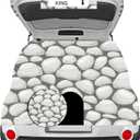 Christian Halloween Trunk or Treat Car Decorations Kit Fabric Jesus Empty Tomb with Grave Could Not Hold The King Banner Religious Car Trunk or Treat Decoration for Cars, Garage Door