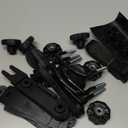 Roof Box U-Bolt Clamps/Roof Rack Clamps car Truck Universal Stainless Steel U Brackets Installation Accessory 85mm Inside Width, with 8 Lock Nuts, 2 Straps Cargo Box mounting Bracket (4PCS)