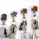 2 x Remuuly 50 Pcs Domestic Violence Awareness Month Acrylic Keychain Domestic Violence Awareness Month Festival Party Decor for Women Men