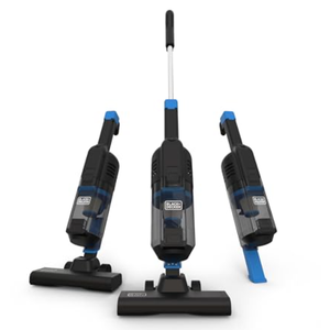 BLACK+DECKER Powerseries Lite Corded 3 in 1 Stick Vacuum, Upright to Hand-Vac Multi Surface, HEPA Filtration, Powerful 12k Pa, Ideal for Hard Floor, Low Carpet, Pet Hair Home & Office use, Black