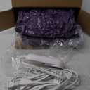 Electric Heated Blanket Full Size 72"x84", Soft Flannel with Overheat Protection, 6 Adjustable Heat Settings & 10-Hour Auto-Off Timer, Fast Heating for Winter Comfort, Dark Purple