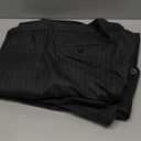 Mens Pin Stripe Suit 3 Piece Classic Business Suits for Wedding Prom Tuxedo Jacket Vest Pants Two Button (Large, Dark Gray)