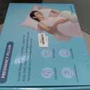 Pregnancy Pillow for Pregnant Women, Soft Pregnancy Body Pillow, Support for Back, Belly, HIPS, Legs, Maternity Pillow with Detachable and Adjustable Pillow Cover