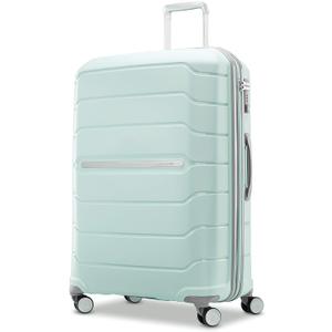 Samsonite Freeform Hardside Expandable with Double Spinner Wheels, Mint Green, Checked-Large 28-Inch